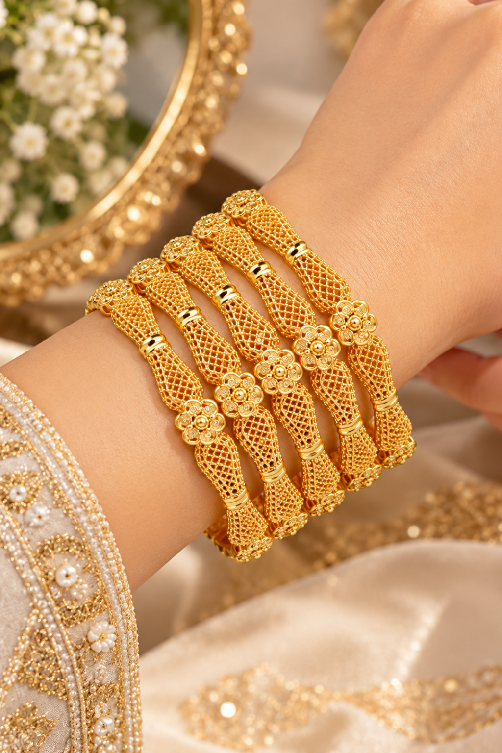 Complete Bangles Set, 6 pieces set