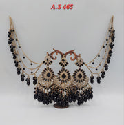 Sahara Earrings & Tikka Set | Different Color Available