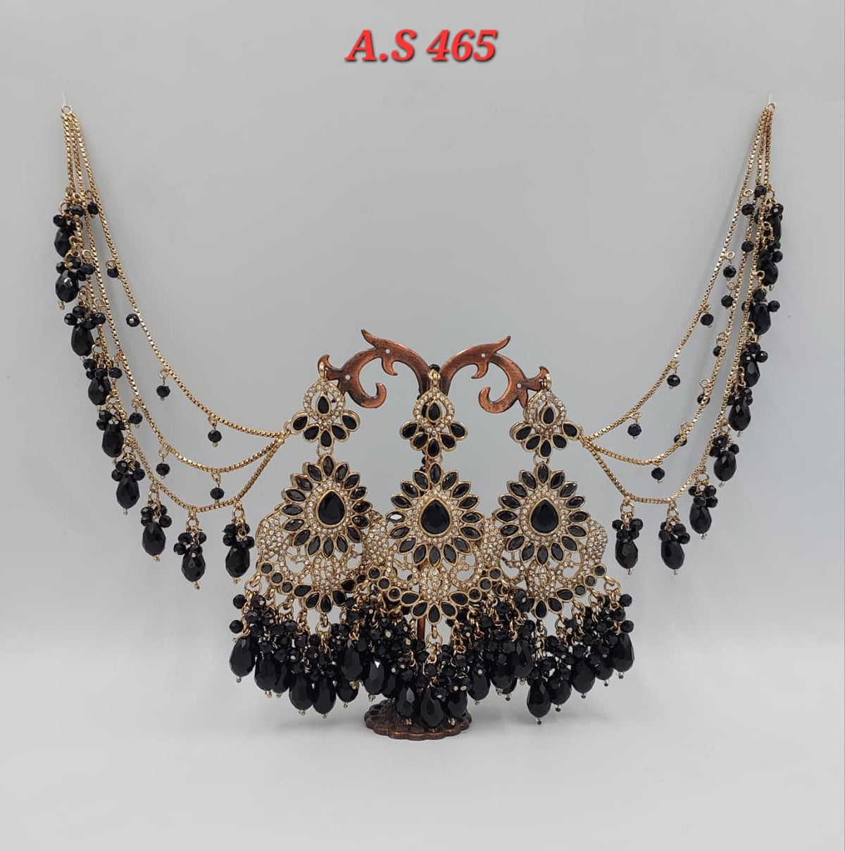 Sahara Earrings & Tikka Set | Different Color Available