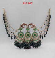 Sahara Earrings & Tikka Set | Different Color Available