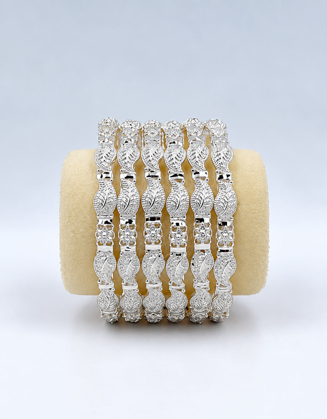 6 pieces Bangles Set, Golden & Silver Color options