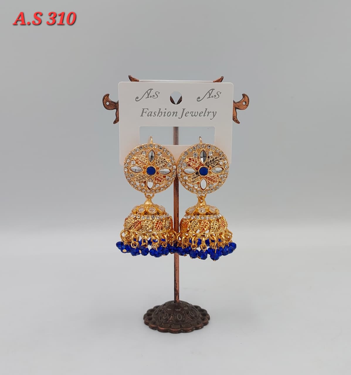 Jumka Golden with small Mirror