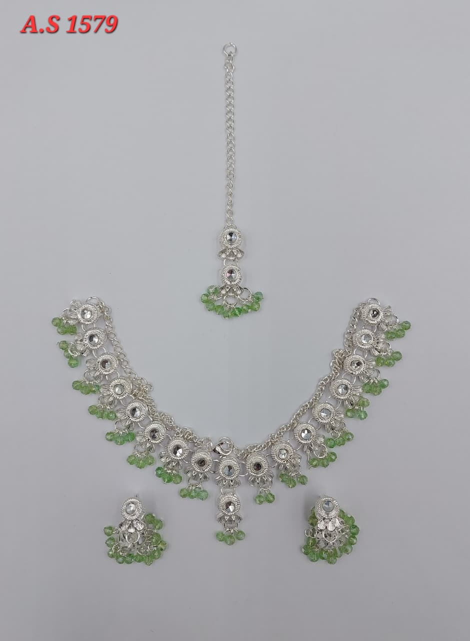 Golden / Silver Complete Necklace Set