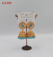 Jumka Golden with small Mirror